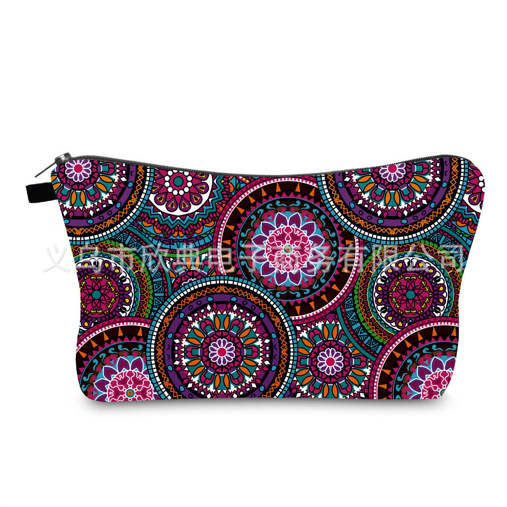 Wholesale Polyester Datura Printed Storage Bag
